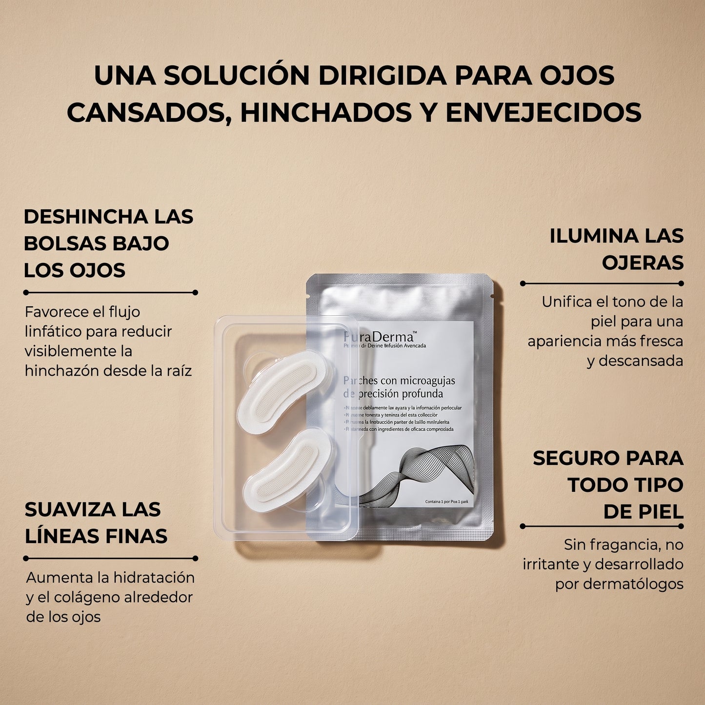 Parches Hidratantes Antiojeras 10 Pares - Evolex
